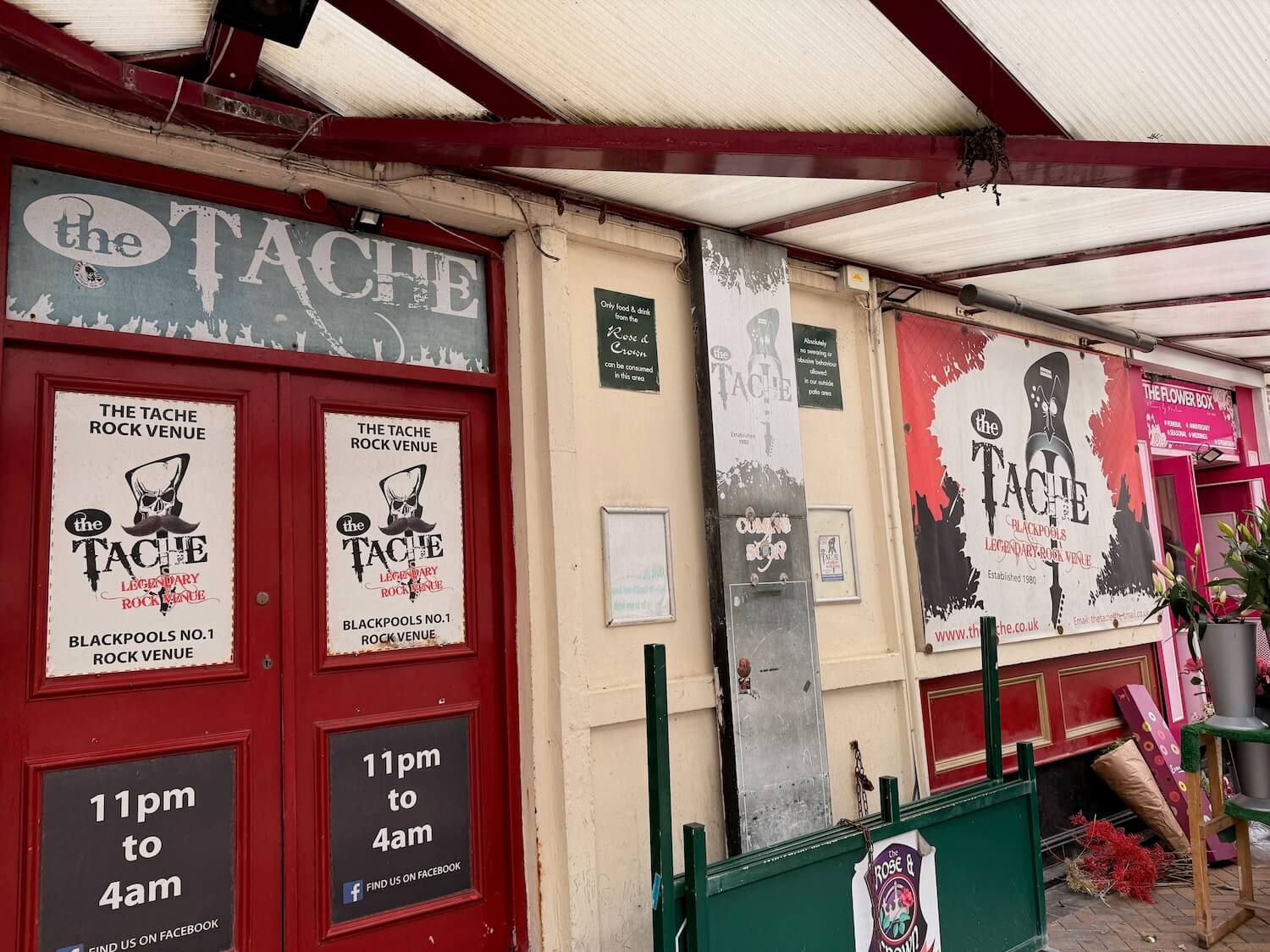 The Tache Rock Club in Blackpool